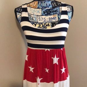 Stars and Stripes maxi dress